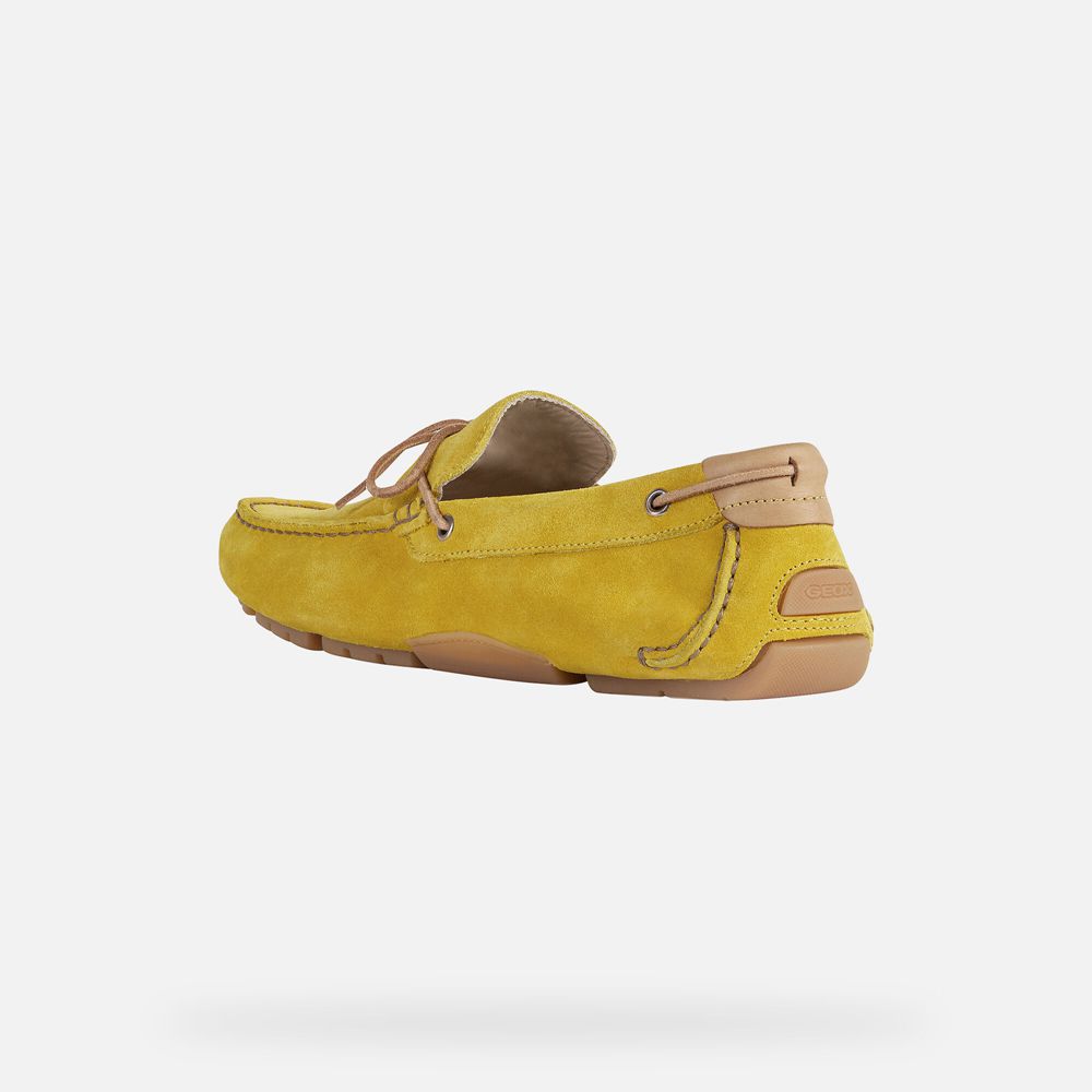 Mocassin Geox Melbourne - Jaune - Homme 435928-KXT